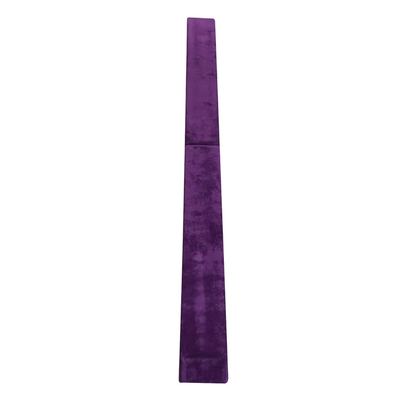 Foldable Balance Beam, Non-Slip, Suede, Purple - Image 8